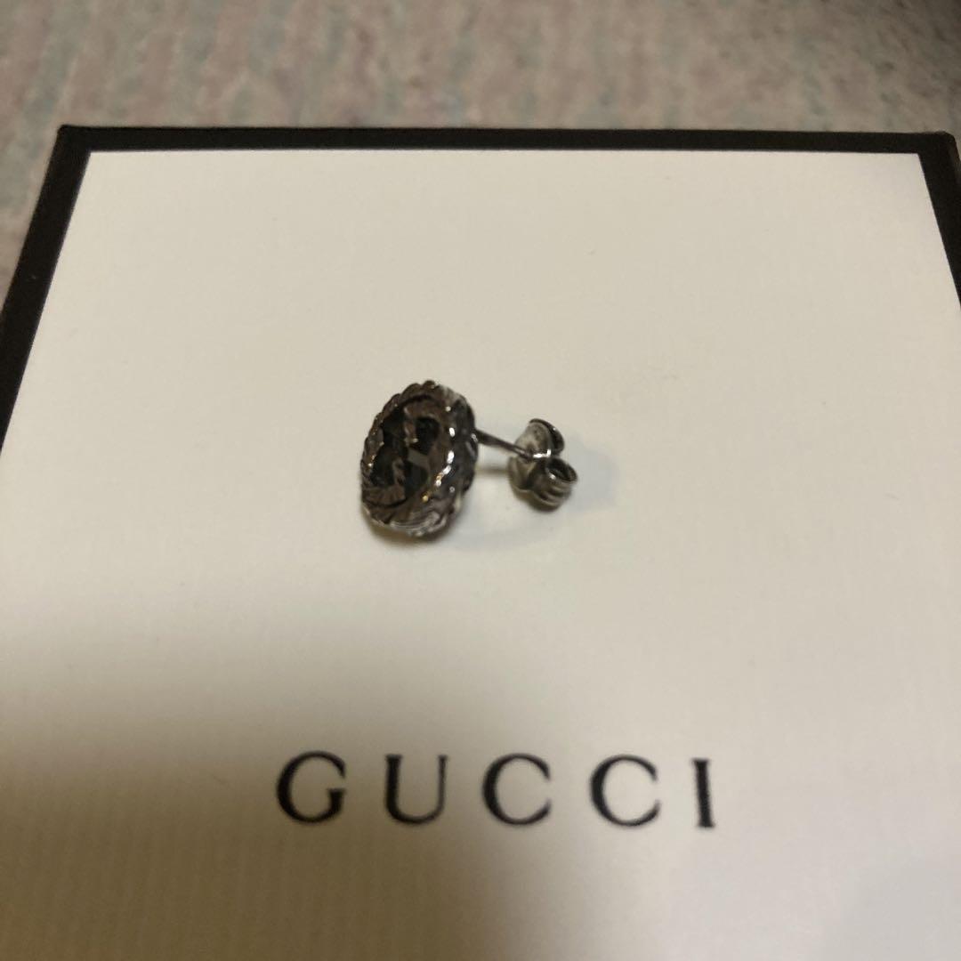 ☆超美品☆ GUCCI グッチ インターロッキングG シルバー ピアス