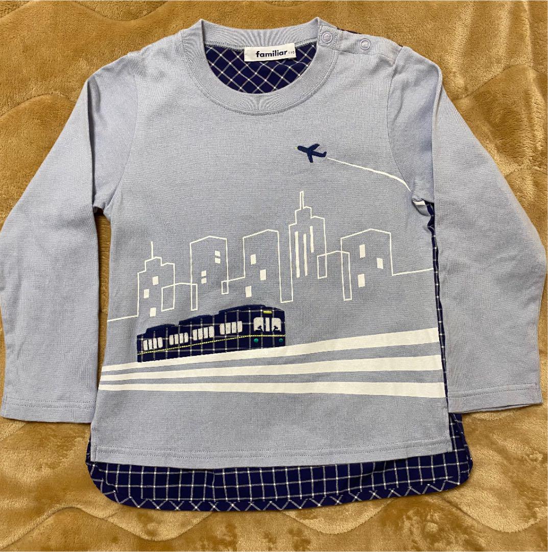通販でクリスマス ファミリア 長袖Tシャツ ロンT 110 - トップス(T