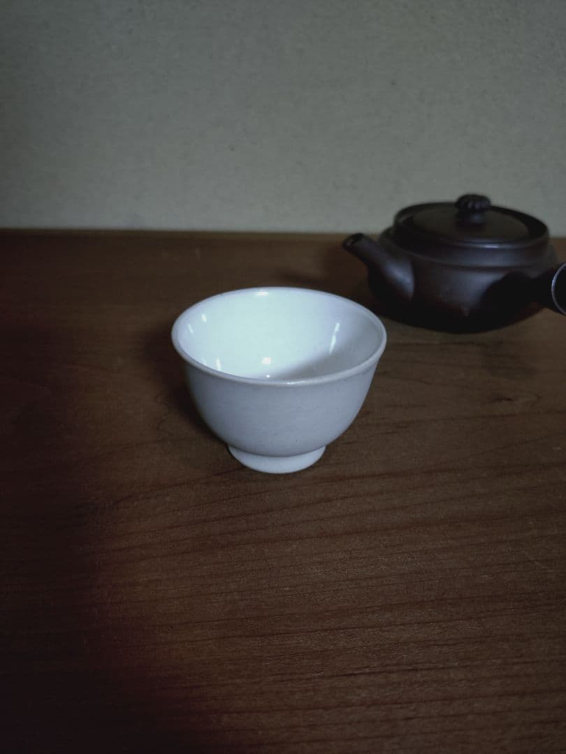 万古焼 急須と白万古 煎茶碗 萬古焼 万古焼 急須と白万古 煎茶碗 萬古焼