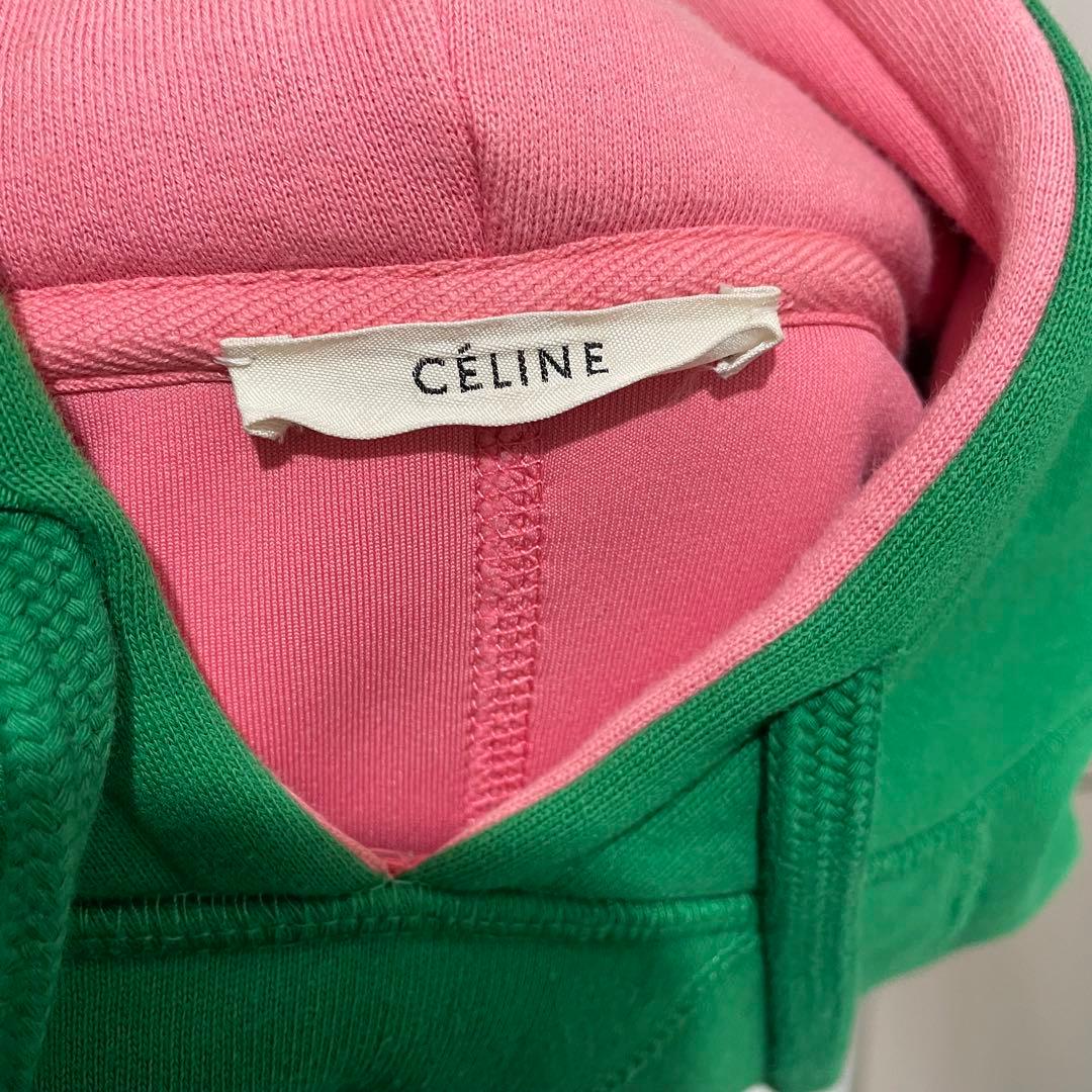 正規品 CELINE 18AW ビッグシルエットスウェットパーカー フィービー期 正規品 CELINE 18AW ビッグシルエットスウェットパーカー フィービー期