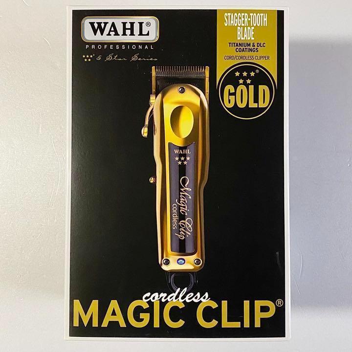 【新品・未使用】WAHL Gold MAGIC CLIP コードレス バリカン