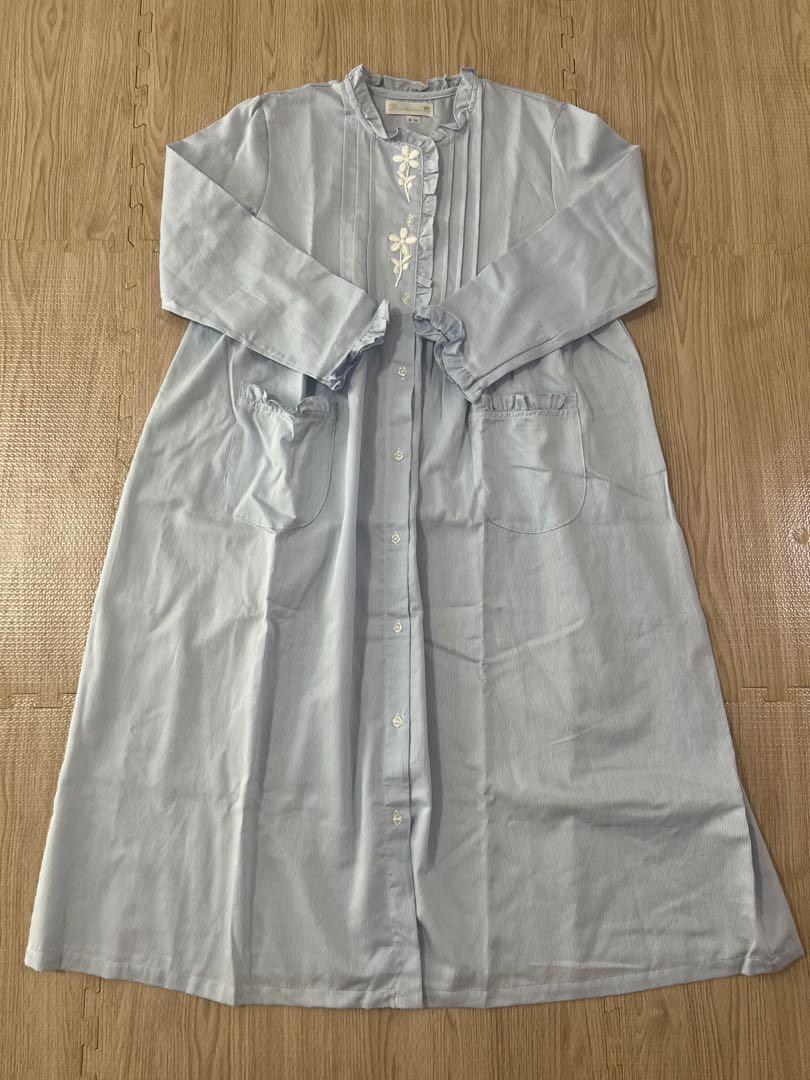 ワコール　ダンルサロン　ネグリジェ　ワンピース　ルームウェア　M ライトブルー 9,000円