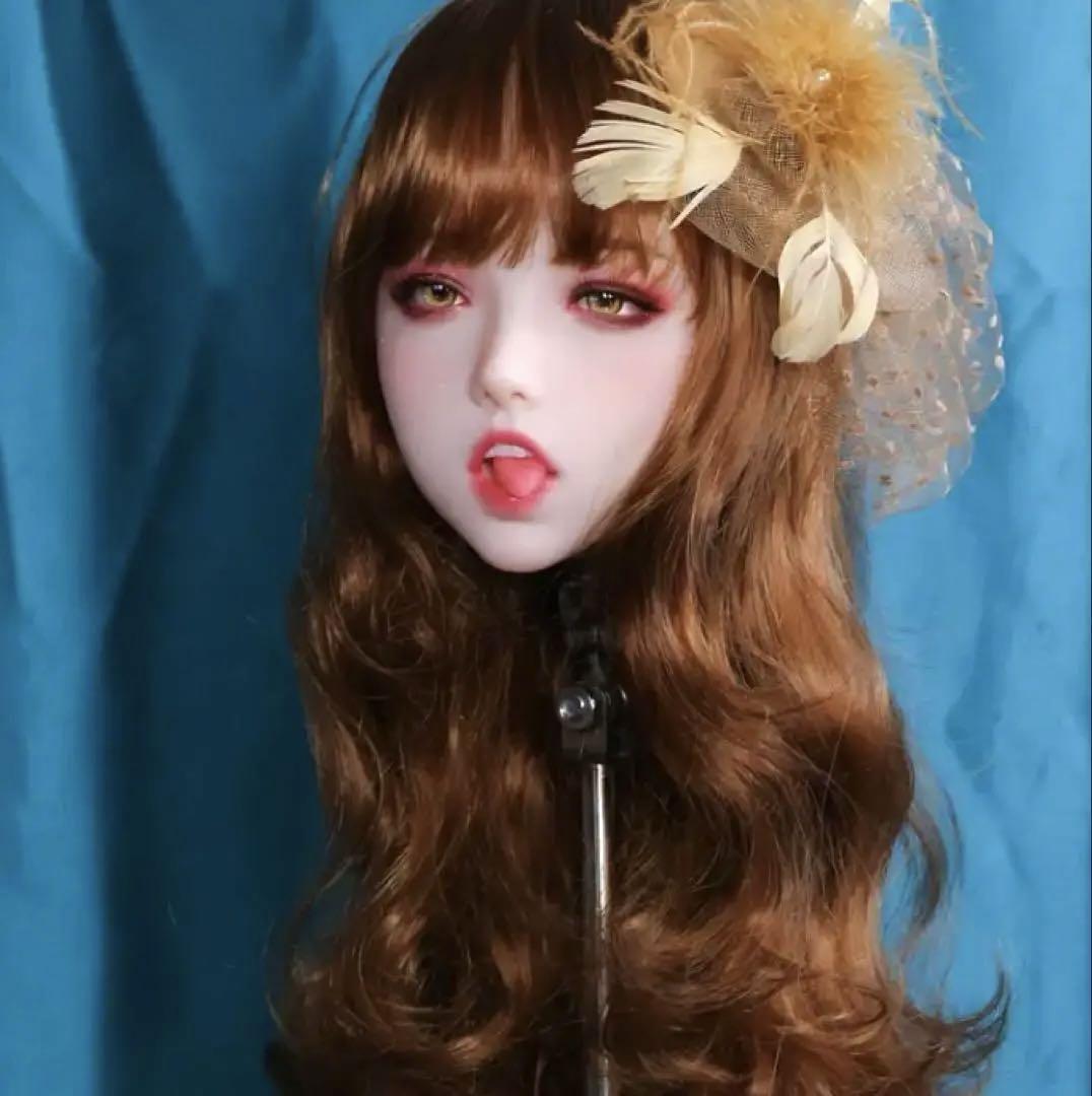 お値引き中❗️ドールヘッド 等身大 リアルドール シリコン TPE カスタム 49