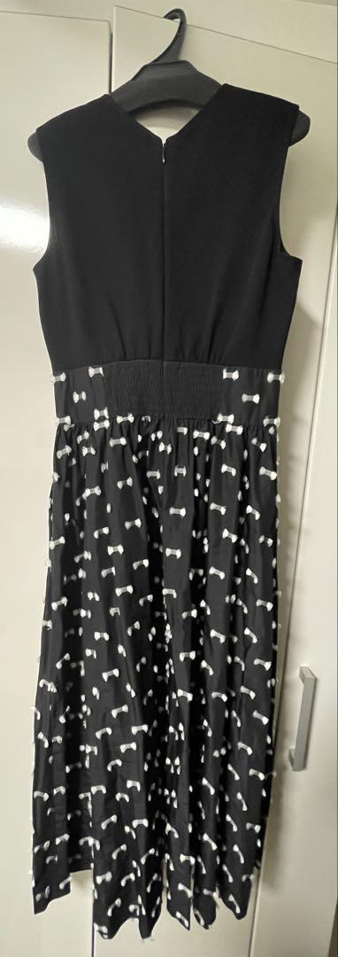 【win】UNITED ARROWS リボン カットジャカード ワンピース