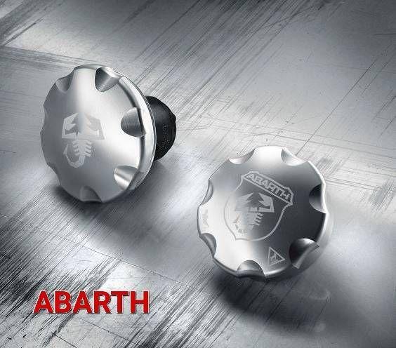 アバルト ABARTH 純正 フューエルキャップ オイルキャップ セット