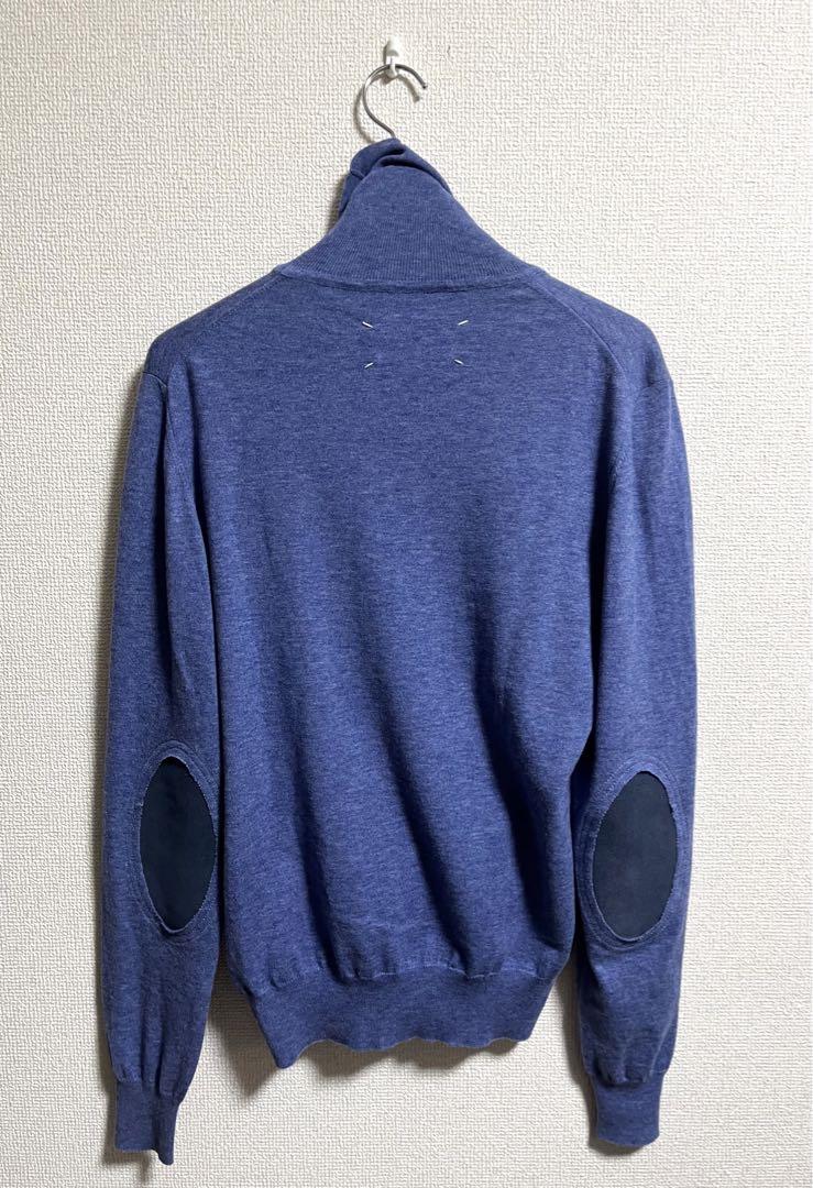 メゾンマルジェラ エルボーパッチ タートルネック high neck knit