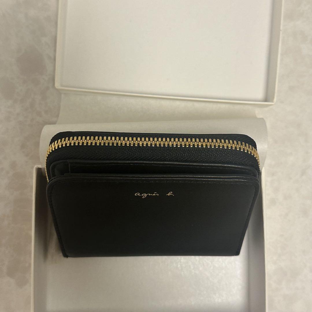 新品 アニエスベー ラウンドファスナー