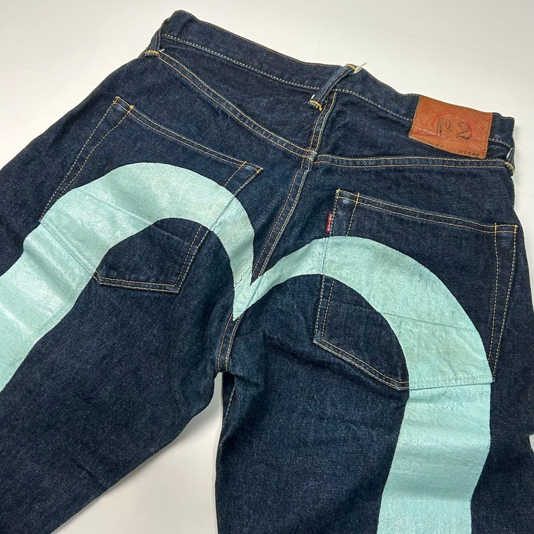 EVISU デニム No.2 LOT2001 大黒 31×35 水色 EVISU デニム No.2 LOT2001 大黒 31×35 水色