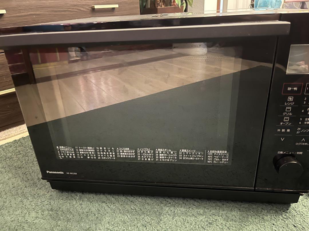 ジャンク　Panasonic　オーブンレンジ　NE-MS268-K　2022年製 ジャンク 電子レンジ Panasonic オーブンレンジ NE-MS268-K