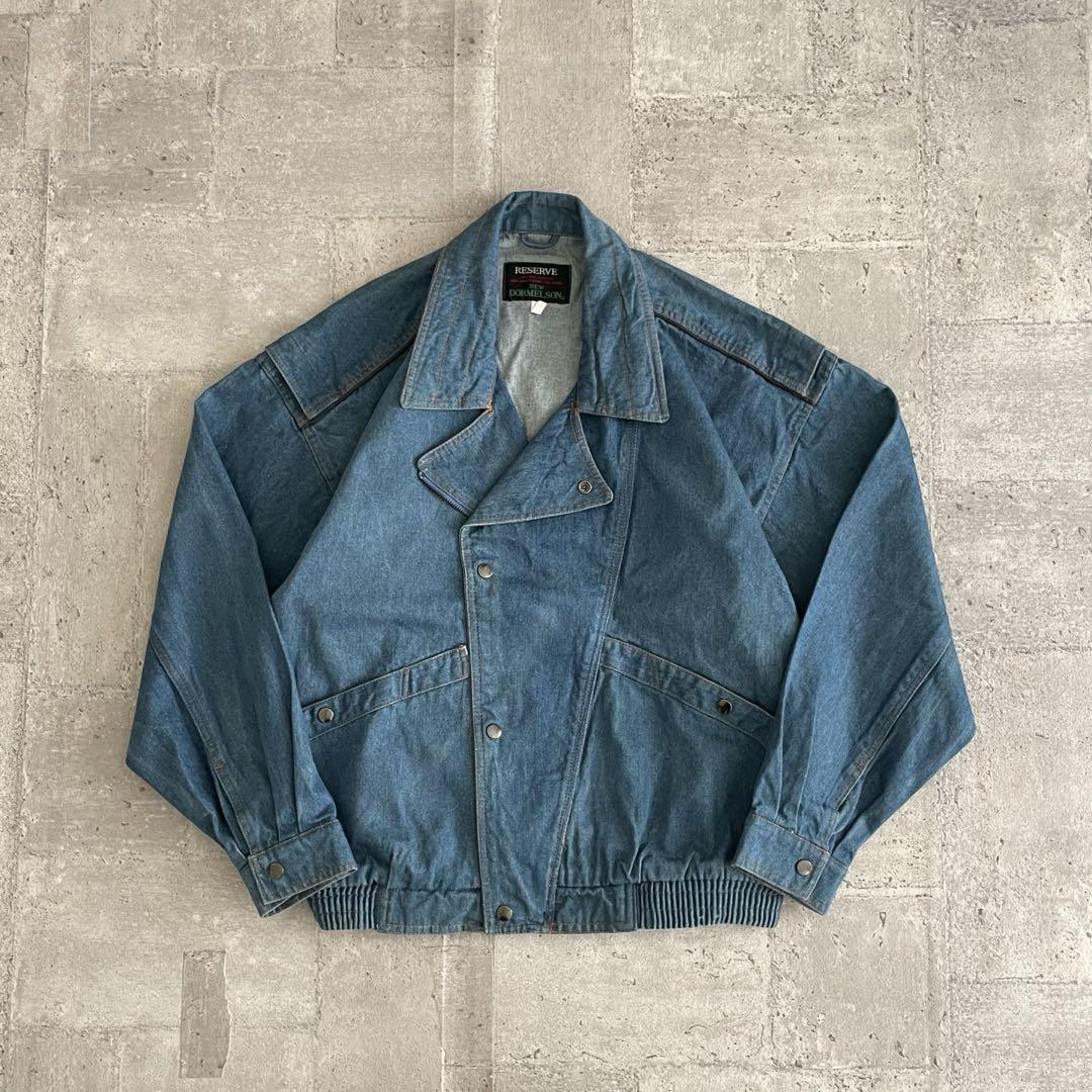 周*瀬様 OLD Denim Double Riders デニムジャケット L
