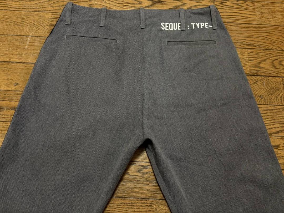 SEQUEL シークエル TYPE-F サイドライン ワークカジュアルパンツ