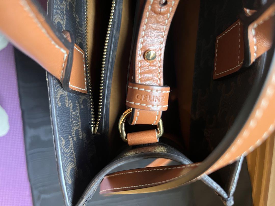 CELINE 2WAY バーティカル カバ トリオンフ トートバッグ