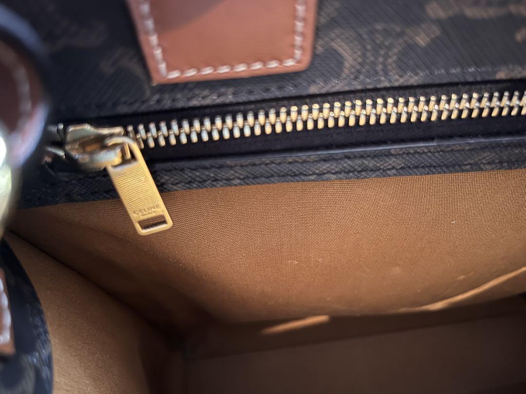 CELINE 2WAY バーティカル カバ トリオンフ トートバッグ