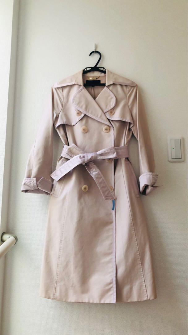 FRAGILE （三陽商会） 桜色 ロングトレンチコート 入学式 入社式 4,550円
