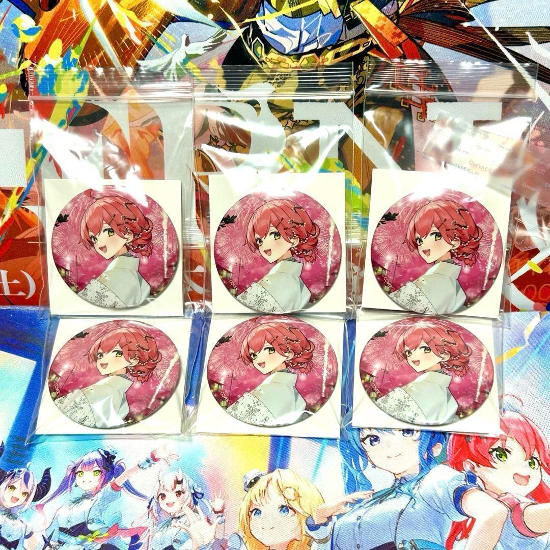 さくらみこ ホロ花火 缶バッジ 6点 4,932円