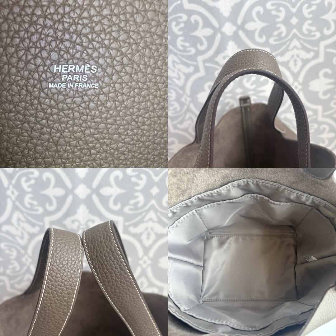 数回のみ使用‼︎ HERMES エルメス ピコタンロックMM エトゥープ A刻印