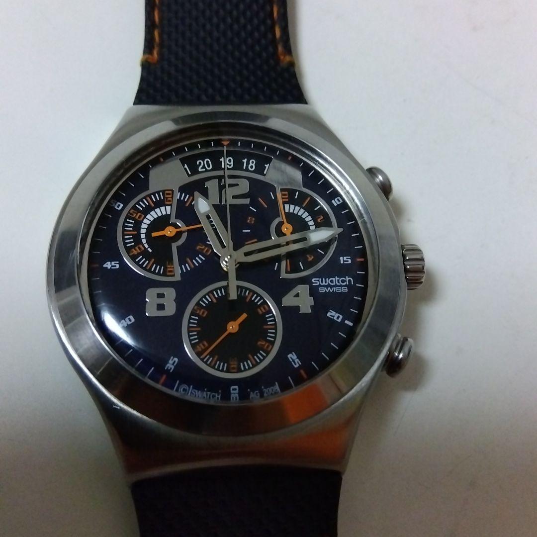 Swatchアイロニークロノグラフ稼働中!