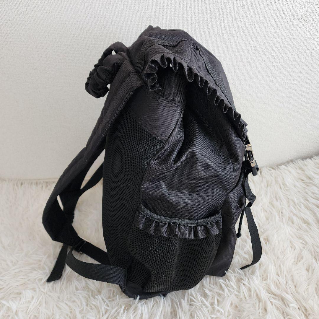 【極美品】merry jenny リュック フリル 黒 ブラック 大容量