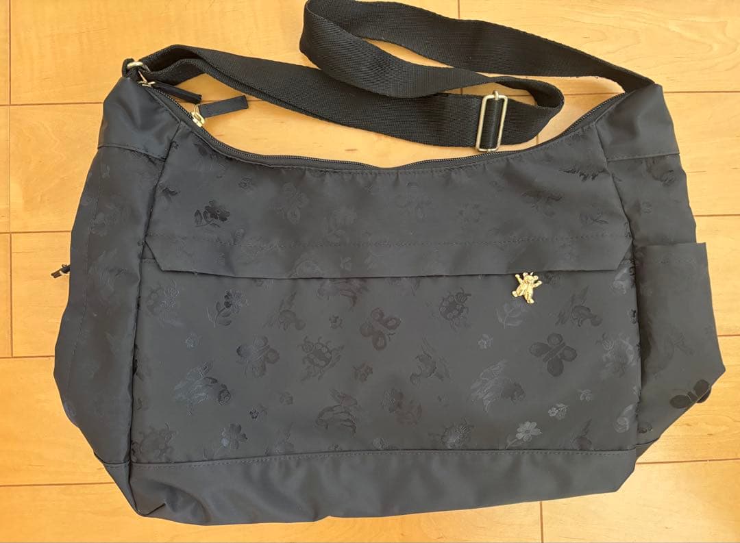 フェイラー ハイジ柄ショルダーバッグ黒