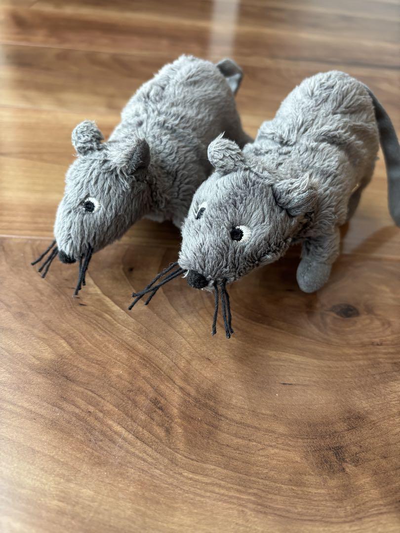 IKEA イケア ねずみ ぬいぐるみ 廃盤品 2個セット