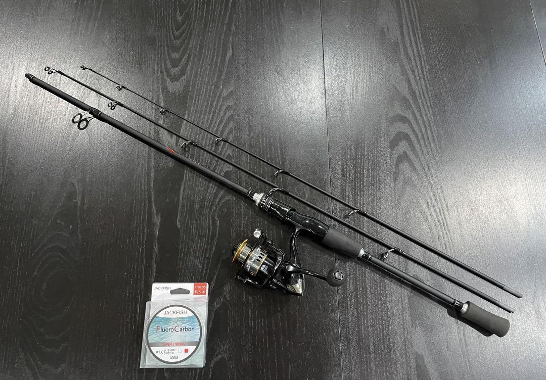 釣りセット2ピーススピニングロッド（165㌢）2000番スピニングリールライン付 釣りセット2ピーススピニングロッド（180㌢）2000番スピニング