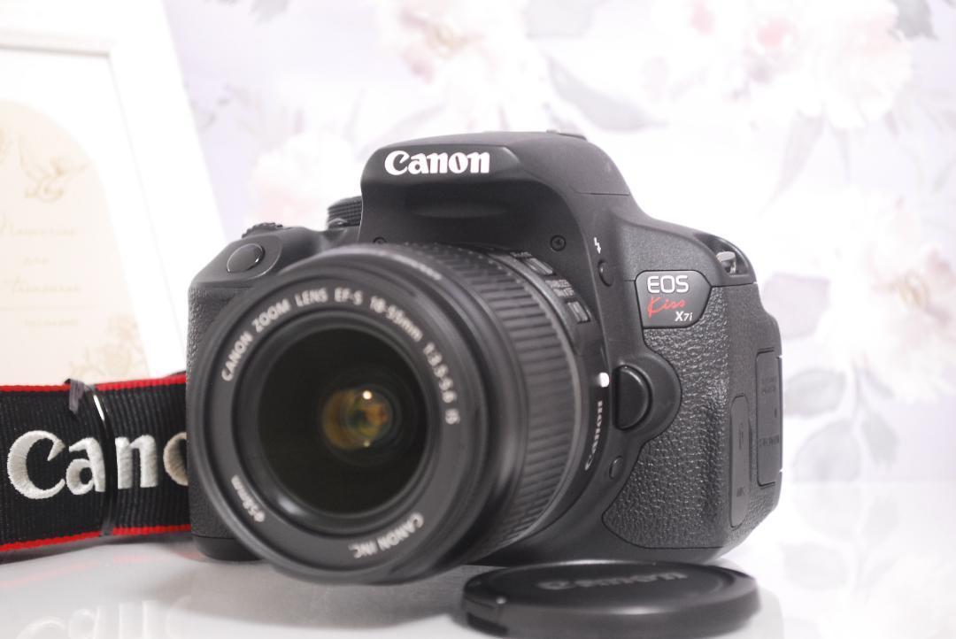 美品✨ Canon Kiss X7i 初心者オススメ スマホ転送 自撮り 動画