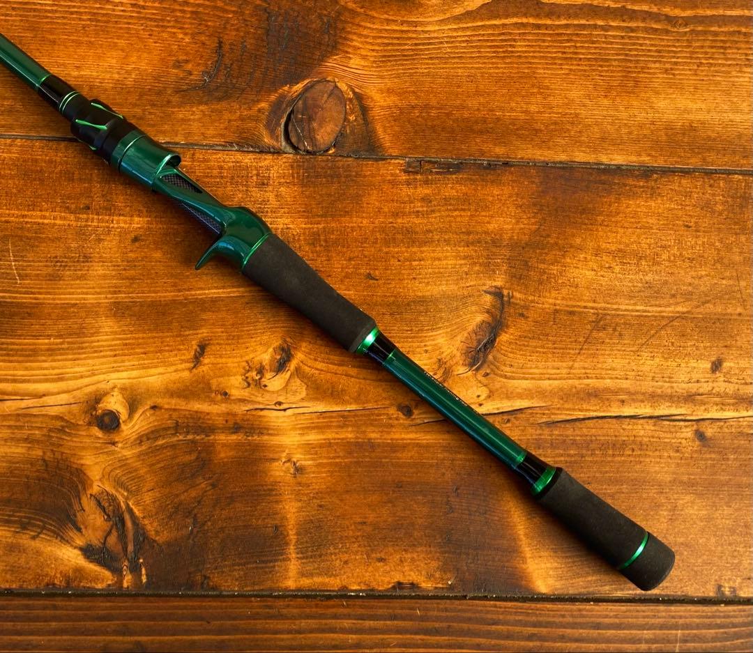 釣り竿セット カーボンロッド C704M ベイトロッド 7ft パックロッド OLIVEOS_COM_TR