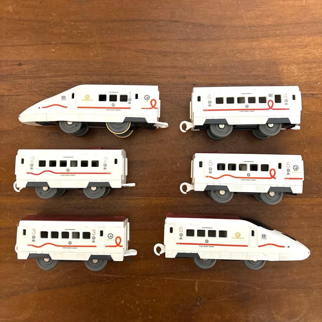 ◇廃盤◇ プラレール いっぱいつなごう新800系新幹線6両編成