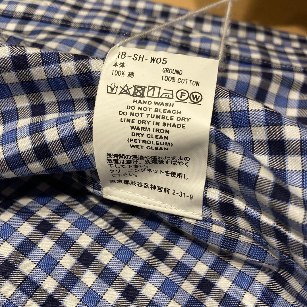 FACETASM  ファッセタズム　シャツ　チェック　比翼仕立て　【新品タグ付】