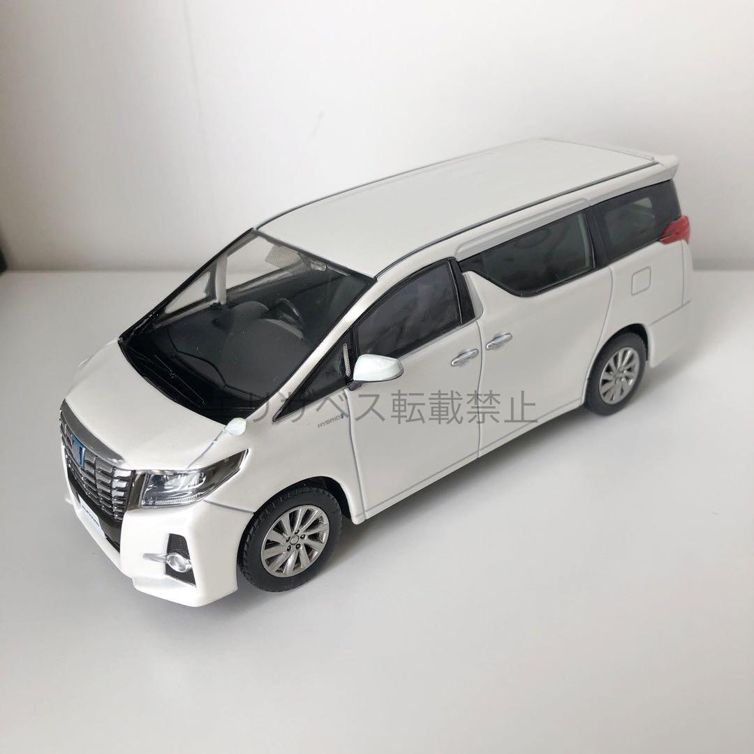 ④⑨TOYOTA アルファード 模型 サンプル ブラック ホワイト トヨタ