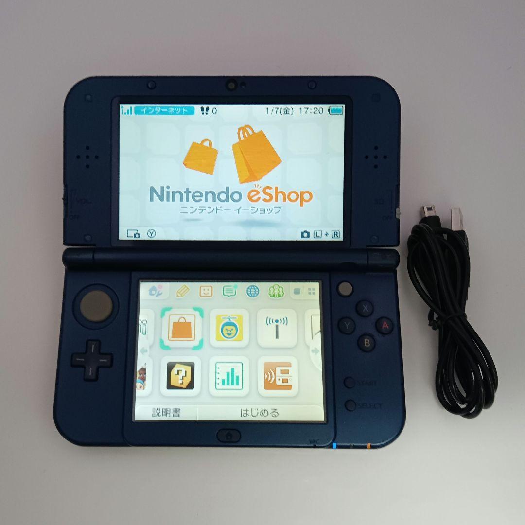 【動作品】Nintendo New3DSLL本体 上ips液晶 メタリックブルー 【動作品】Nintendo New3DSLL本体 上ips液晶 メタリックブルー