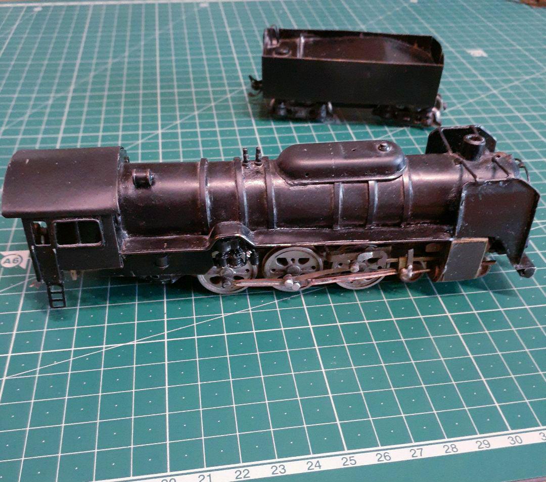 【お値下げ】HOゲージ　鉄道模型 蒸気機関車と炭水車、貨物車X３両 セット