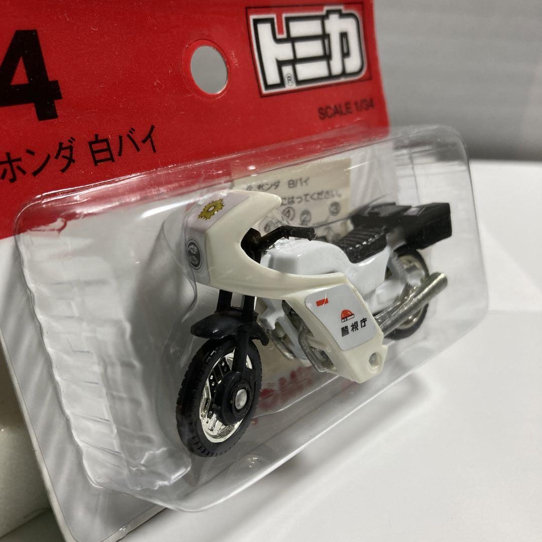 トミカ（絶版品）4 ホンダ白バイ - メルカリ