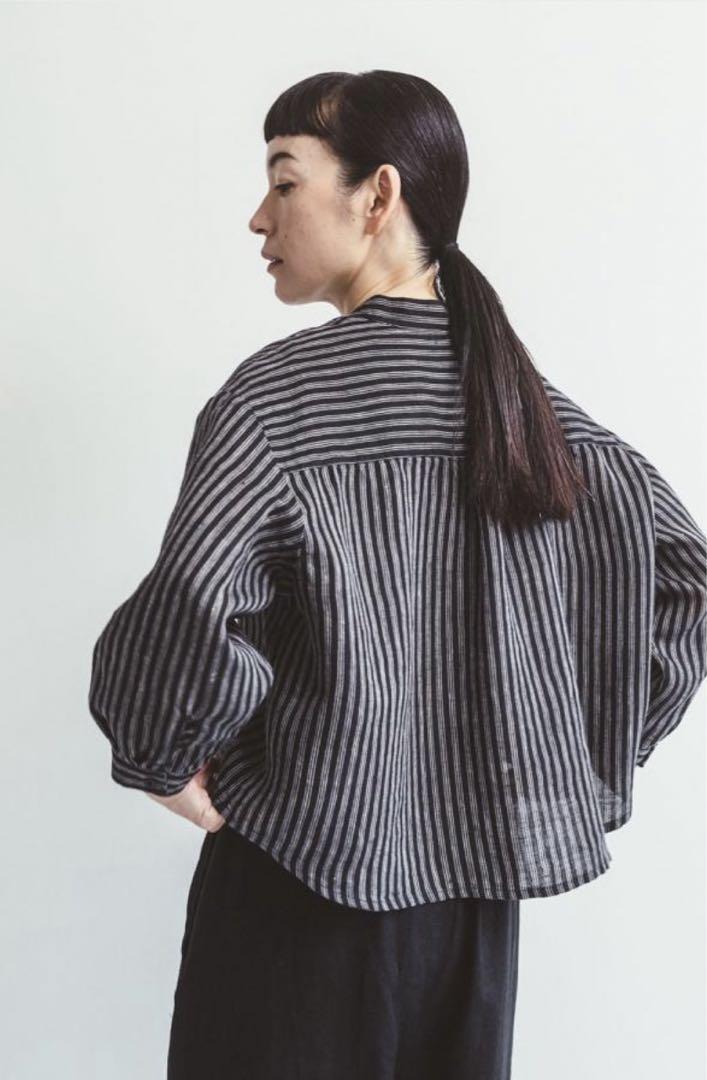 フォグリネンワーク（fog linen work） カティンカトップ ルーカスシャツ/ブラウス(七分/長袖)