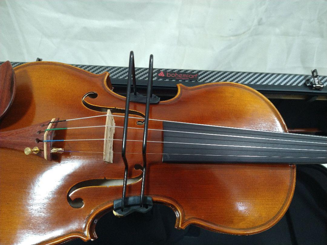 １２万円の付属品付き　新品バイオリン　１ピーストラ目メープル　バイオリン　4/4