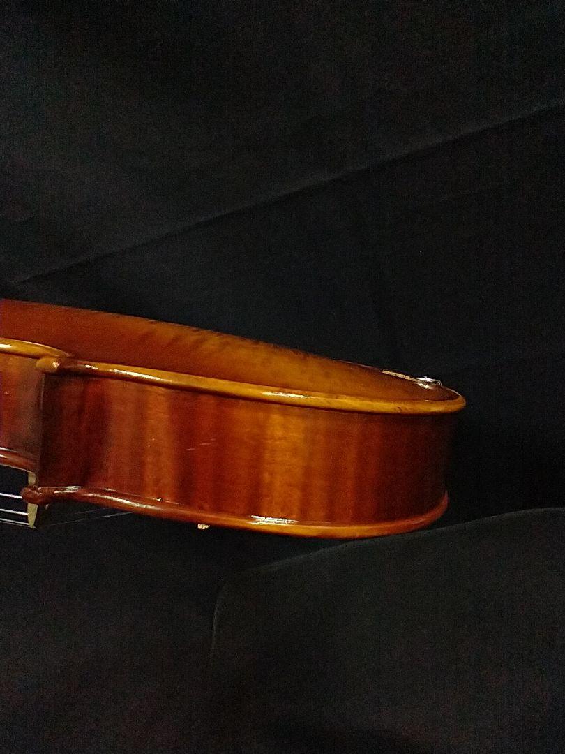 １２万円の付属品付き　新品バイオリン　１ピーストラ目メープル　バイオリン　4/4