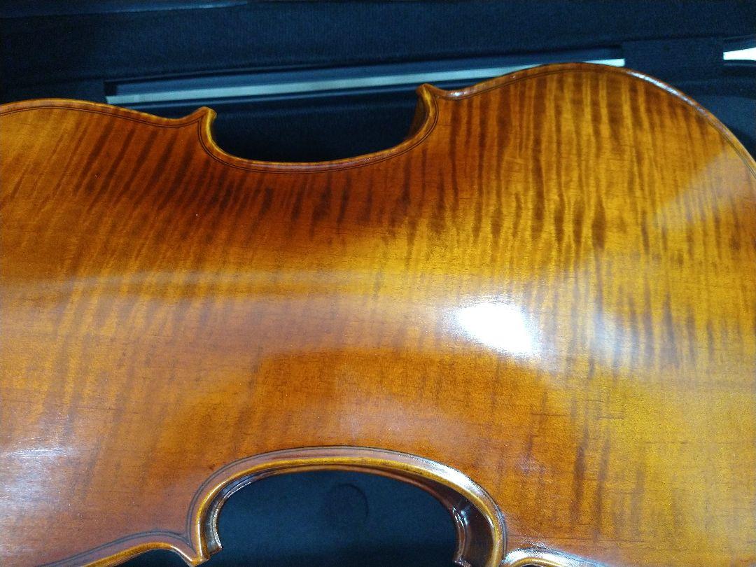 １２万円の付属品付き　新品バイオリン　１ピーストラ目メープル　バイオリン　4/4