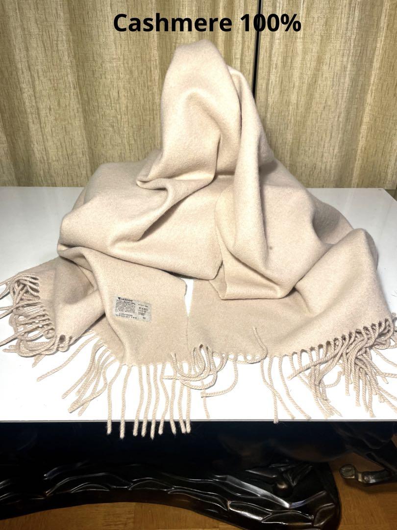 美品カシミア100% ストールADMJ、アタオ、フルラ等お好きな方にも