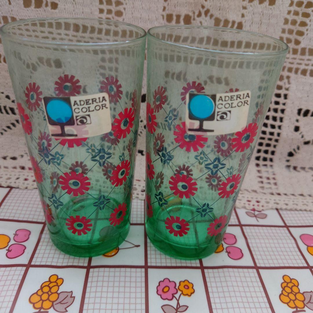 ☆レトロポップ☆雑貨☆コップ☆グラス☆アデリア☆