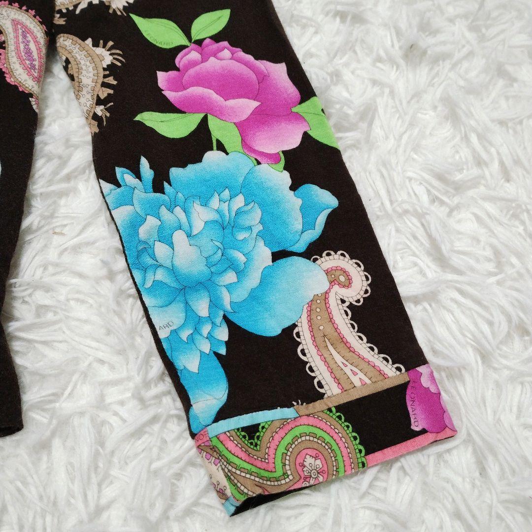 美品✨】レオナール LEONARD SPORT シャツ ブラウス 花柄 長袖