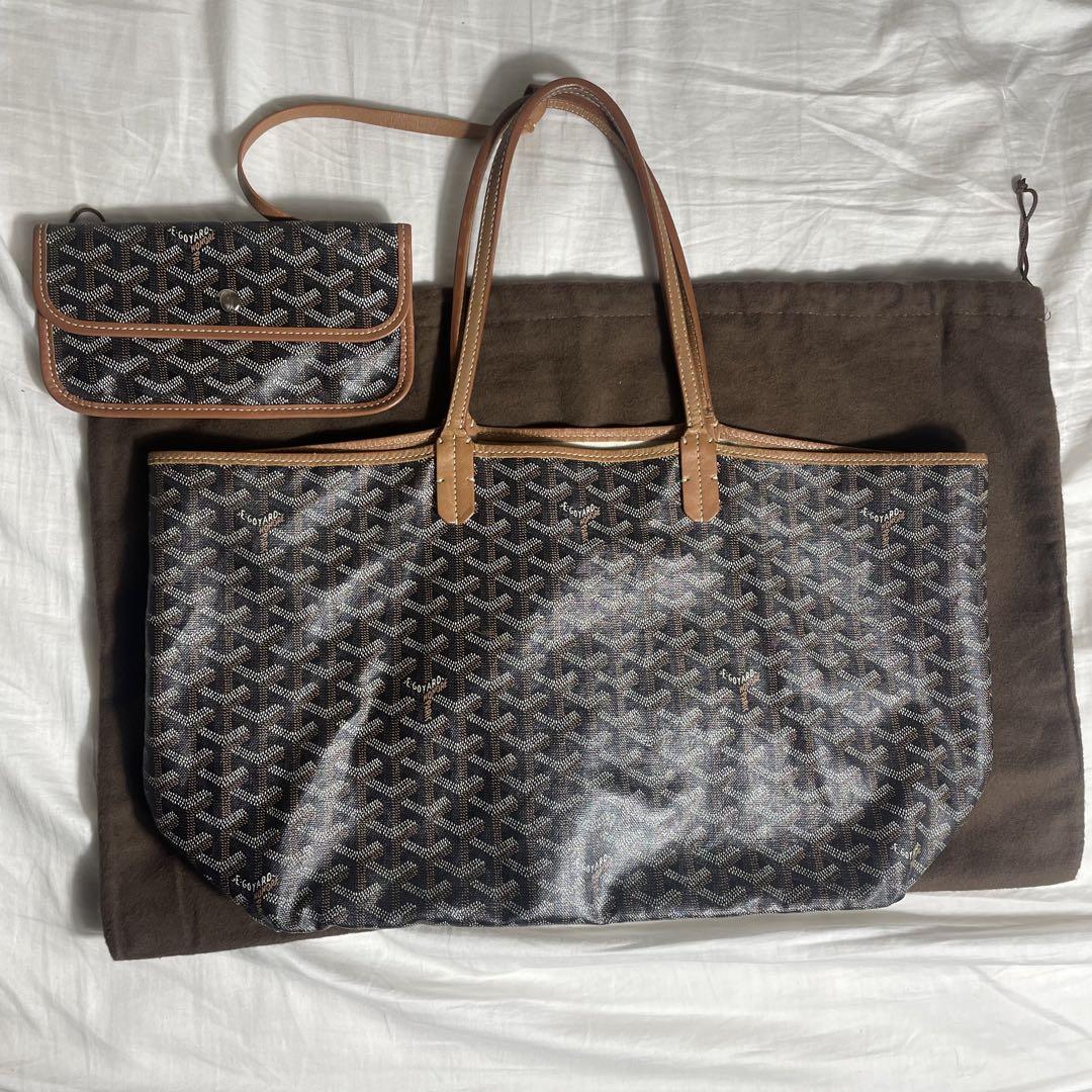 GOYARD サンルイ PM ブラウン ブラック トートバッグ protechsinc.com