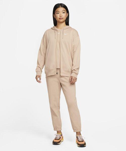 ナイキNIKE ナイキ ウィメンズNSWJRSY OS フルジップL/Sフーディ