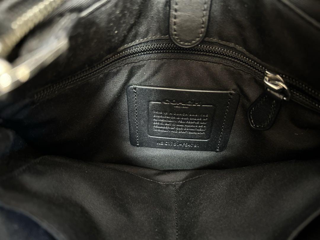 COACH ショルダーバッグ バワリー サコッシュ ブラック レザー メンズ