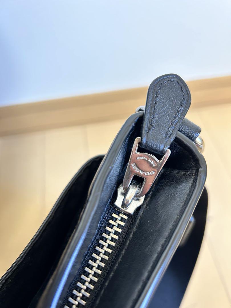 COACH ショルダーバッグ バワリー サコッシュ ブラック レザー メンズ