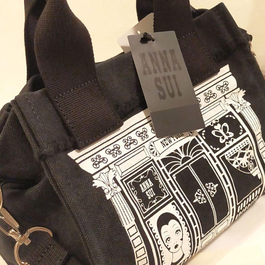 【メルカリ市セール】ANNA SUI（美品）スターショルダー 美品 ANNA SUIアナスイ ミニショルダーバッグ ロゴパッチ