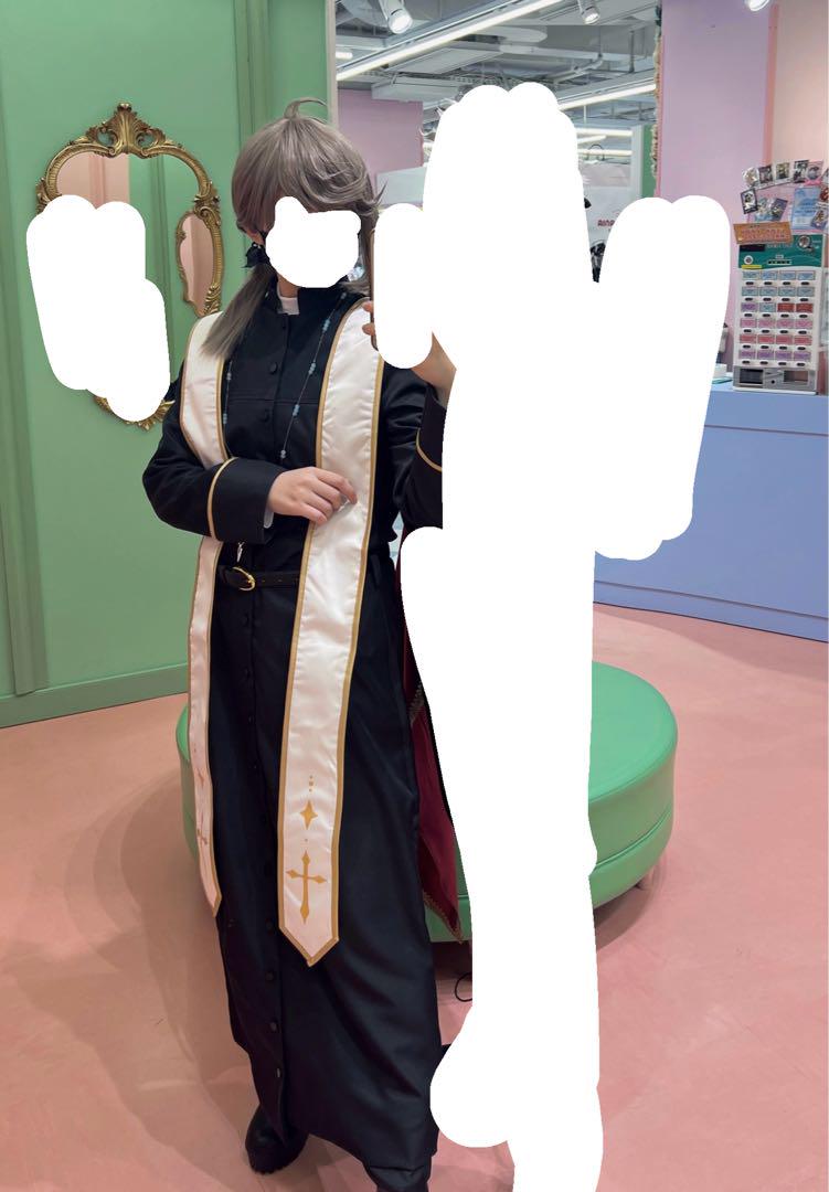 にじさんじ　叶　神父　コスプレ衣装　ウィッグ