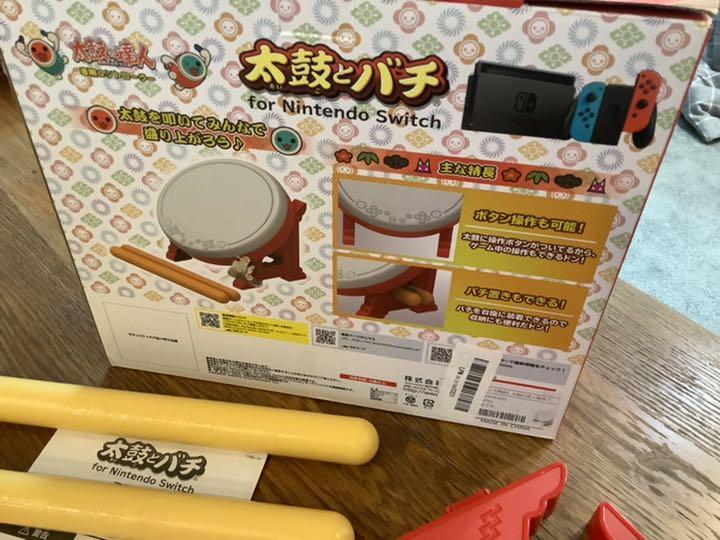 100%新品 太鼓の達人 Switchば~じょん 太鼓とバチセット XSPc8-m96119330979 Nintendo 人気正規品