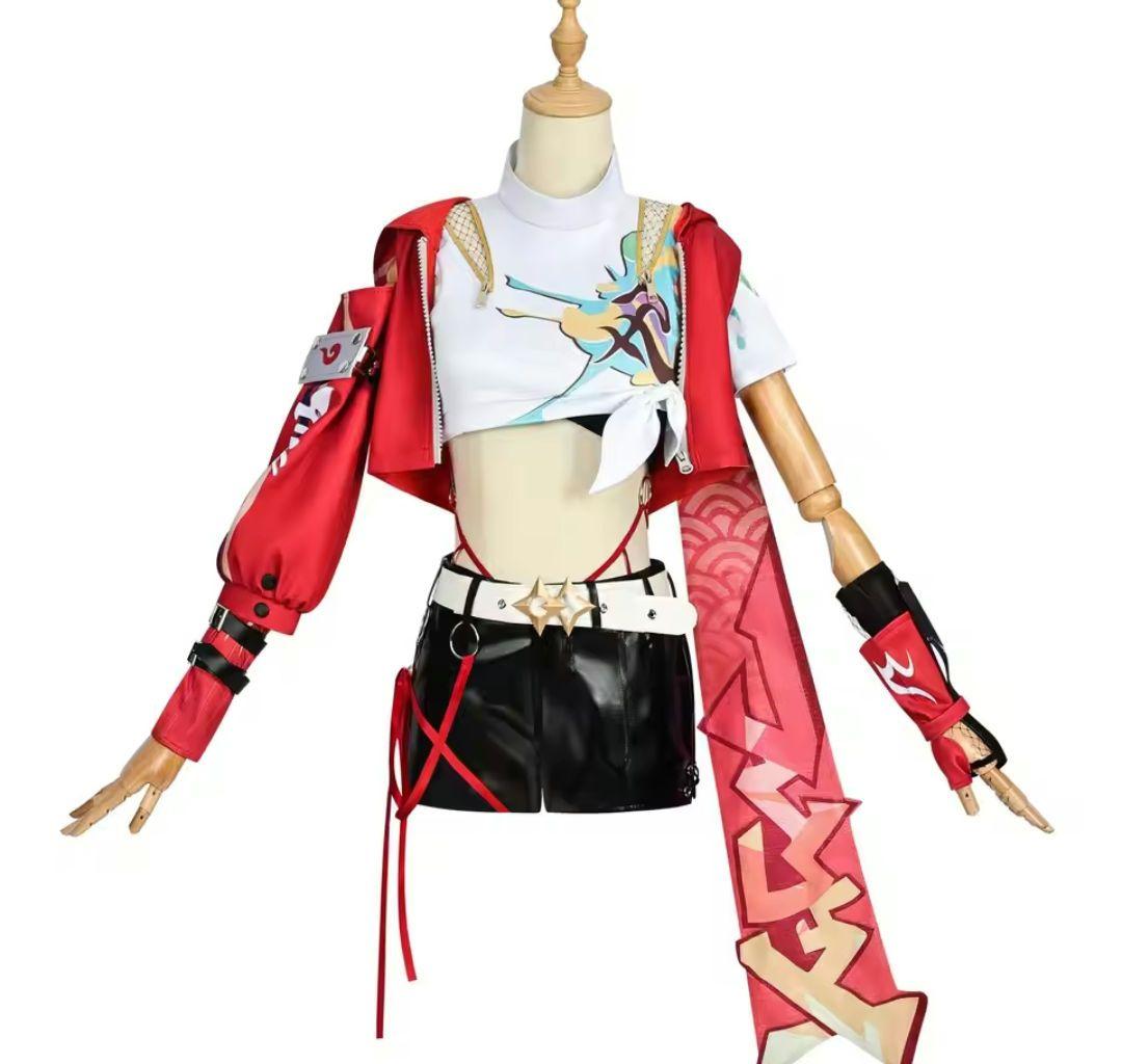 送料無料◇崩壊：スターレイル 風 乱破 Rappa コスプレ衣装