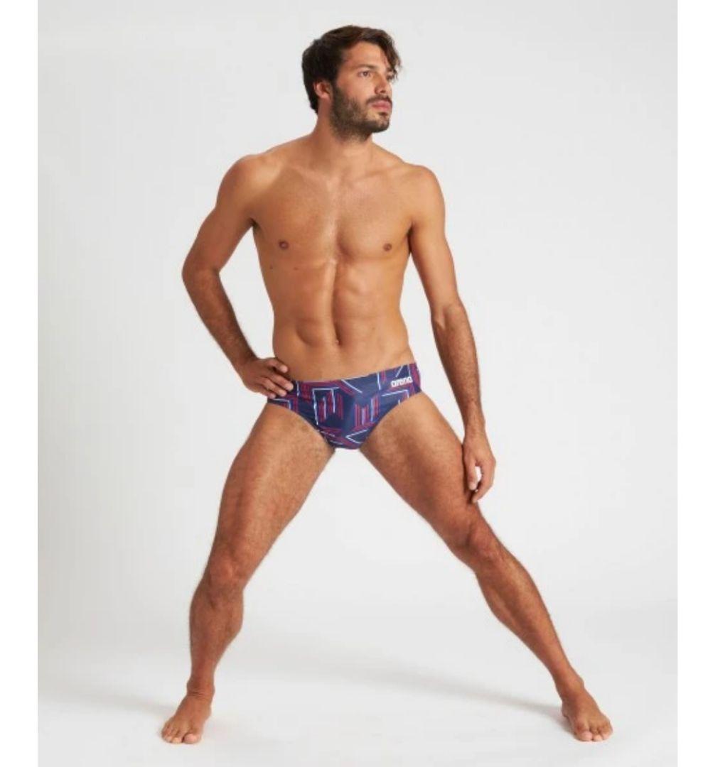 arena USA Swim Brief Navy 男性用競泳水着/ 競パン 紺