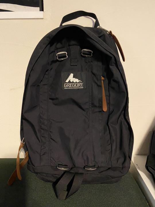 GREGORY グレゴリー ハーフデイ 希少廃盤旧ロゴ 19Lリュック ブラック